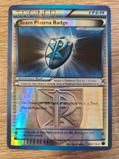 Team Plasma Badge Reverse Holo 104