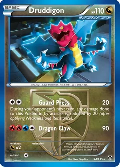 Druddigon Cracked Ice Holo 94