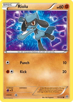 Riolu Reverse Holo 75