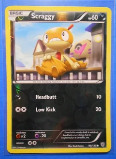 Scraggy Reverse Holo 85