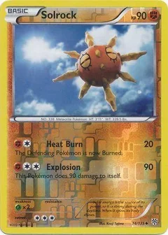 Solrock Reverse Holo 74