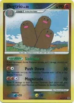Dugtrio Reverse Holo 24