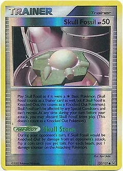 Skull Fossil Reverse Holo 120