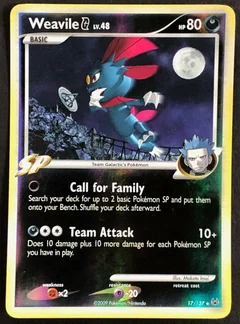 Weavile G Reverse Holo 17