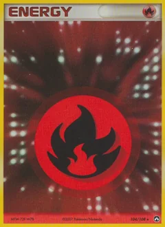 Fire Energy Holo 104