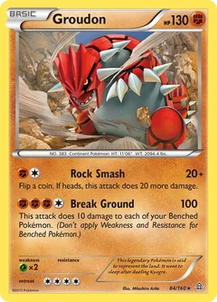 Groudon Reverse Holo 84