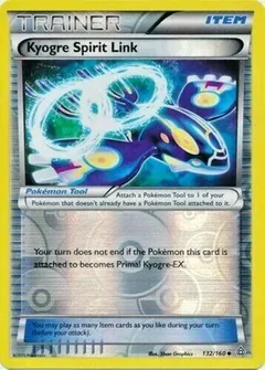Kyogre Spirit Link Reverse Holo 132