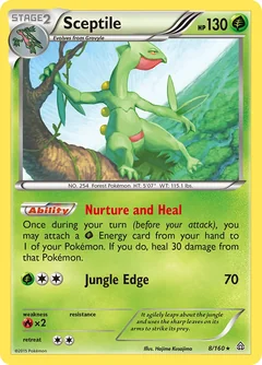 Sceptile Reverse Holo 8