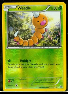 Weedle Reverse Holo 1