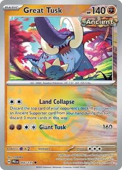 Great Tusk Poke Ball 55