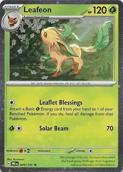 Leafeon Cosmos Holo 5