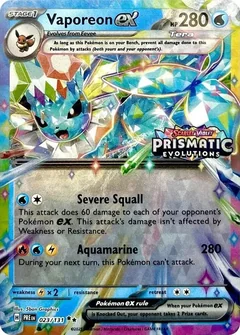 Vaporeon Ex Stamped 23