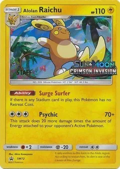 Alolan Raichu Staff Sm72