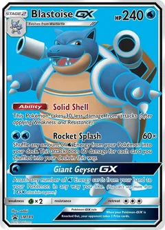 Blastoise Gx Sm189