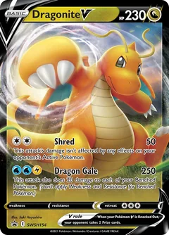 Dragonite V Jumbo Swsh154
