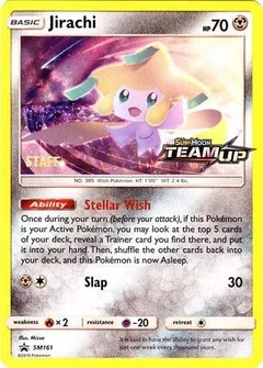 Jirachi Prerelease Staff Sm161