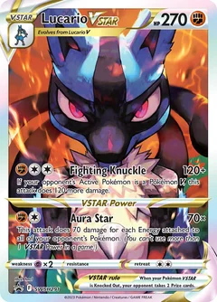 Lucario Vstar Swsh291
