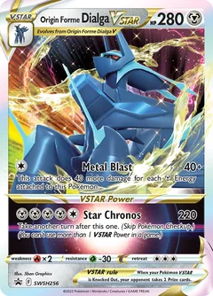 Origin Forme Dialga Vstar Jumbo Swsh256