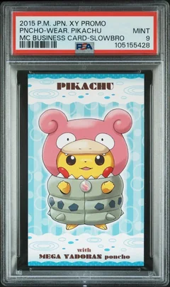 Poncho Wearing Pikachu Slowbro