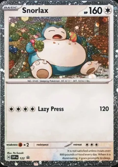 Snorlax Cosmos Holo 122