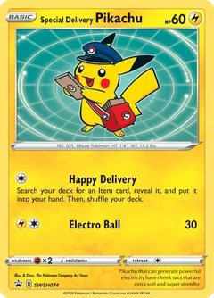 Special Delivery Pikachu Swsh074
