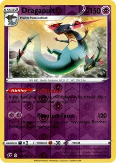 Dragapult Reverse Holo 91
