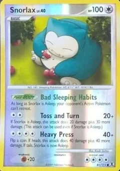 Snorlax Reverse Holo 81