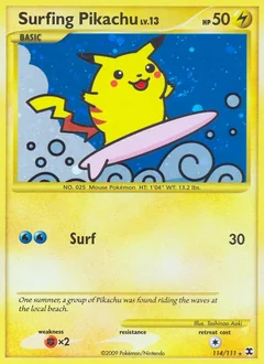 Surfing Pikachu 114