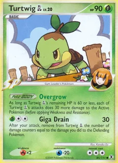 Turtwig Gl Reverse Holo 85