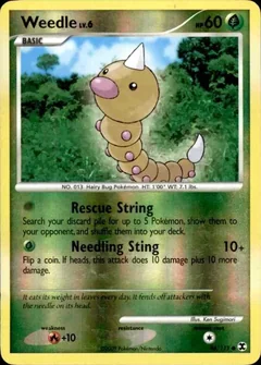 Weedle Reverse Holo 86