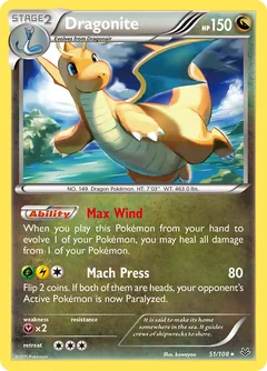 Dragonite Reverse Holo 51