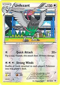 Unfezant Reverse Holo 80