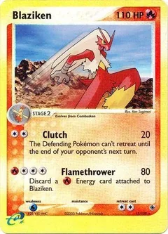 Blaziken Reverse Holo 15