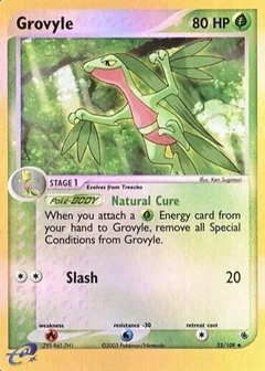 Grovyle Reverse Holo 32