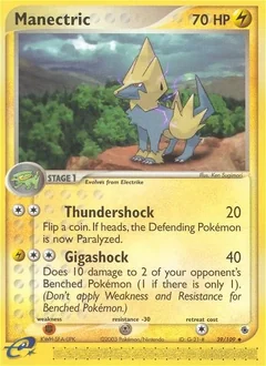 Manectric Reverse Holo 39