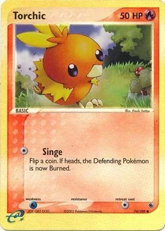 Torchic Reverse Holo 74