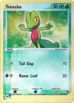 Treecko Reverse Holo 76