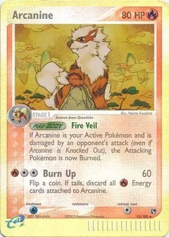 Arcanine Reverse Holo 15
