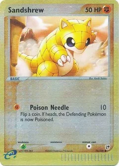 Sandshrew Reverse Holo 75