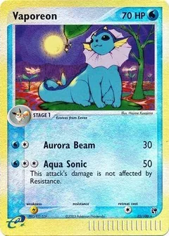 Vaporeon Reverse Holo 25