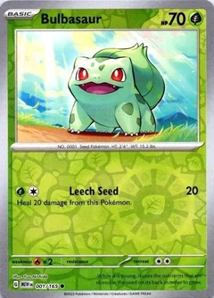 Bulbasaur Reverse Holo 1