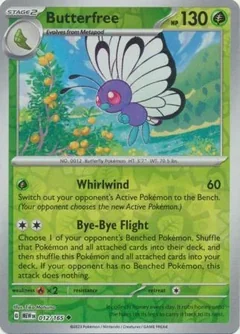 Butterfree Reverse Holo 12