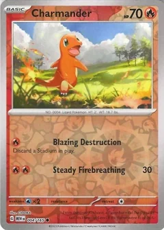Charmander Reverse Holo 4