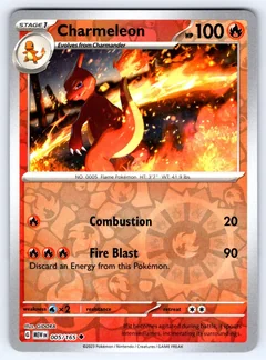 Charmeleon Reverse Holo 5