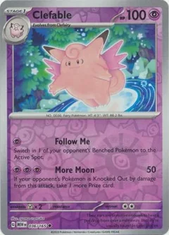 Clefable Reverse Holo 36