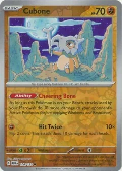 Cubone Reverse Holo 104