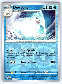 Dewgong Reverse Holo 87