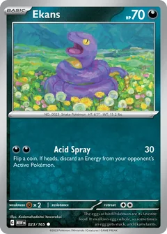 Ekans Reverse Holo 23