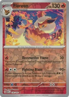 Flareon Reverse Holo 136