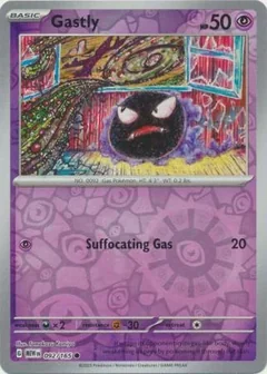 Gastly Reverse Holo 92